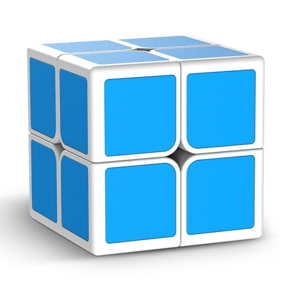 Z-Cube 1x2x2 Classic Magic Cube Entry Level Twist Puzzle Intelligence Toys Black 