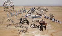 lot of 20 metal puzzles